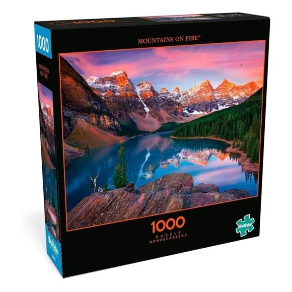 Buffalo Games Mountains on Fire 1000 pc Jigsaw Puzzle - Picture 3 of 11